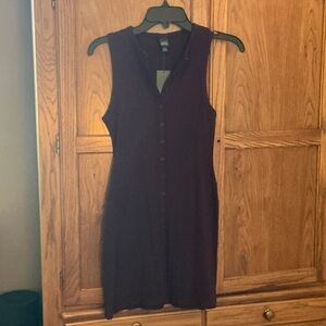 Wild Fable Sleeveless Maroon Dress